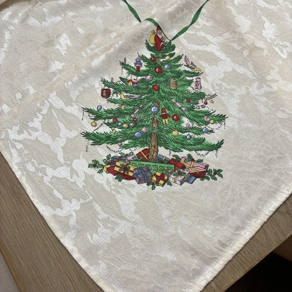 Spode Christmas Tree Tablecloth 56 x 100